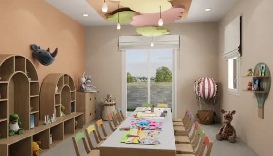 Konsept Tasarım 4 — 16 Kişilik Ledli Masa Sınıfı